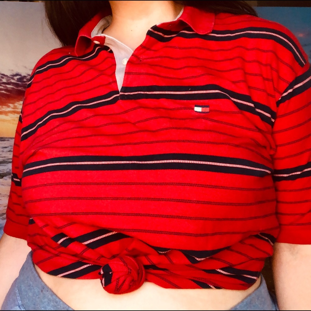 ❌SOLD❌❤️Tommy Hilfiger Striped Polo❤️
